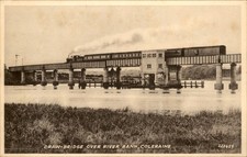 Coleraine Draw-Bridge over River Bann c1900s-10s Vintage Postcard picture