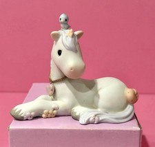 RARE- ♡ PRECIOUS MOMENTS YOU ARE MY MANE INSPIRATION WHITE HORSE PONY picture
