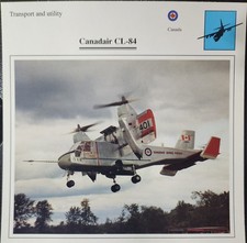 Canadair CL-84 CL 84 CL84 Picture Original Vtg Aircraft Collector Card  picture