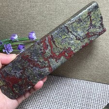 607g Raw dragon blood stone Jasper Rough polished stone slab specimen AP36 picture