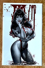 VAMPIRELLA #666 CEDRIC POULAT VIRGIN VARIANT EXCLUSIVE COVER B +COA LTD 333 NM+ picture