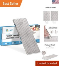 8-Inch Diamond Plate Sharpener 400/1000 - Superior Edge Precision & Longevity picture