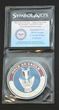 Once an Eagle Scout Always and Eagle Scout Challenge Coin - GNYC - C011 picture