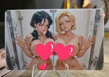 Android 18 & Videl Plastic Waifu Trading Card Dragon Ball Z picture