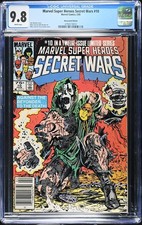 MSH SECRET WARS #10 Newsstand CGC 9.8 White Pgs Classic Dr Doom Zeck Cover 1985 picture