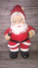 vintage Rushton rubber faced Coca Cola Santa Claus w/ bottle advertising     Z96 picture