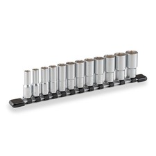 Deep socket set hexagonal holder HSL312, 9.5mm3/8 drive, 12 pieces picture