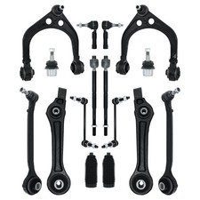 16pcs Front Suspension RWD Control Arm Sway Bar Link Tie Rod End Boot Replace... picture