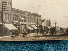 RPPC Union City Michigan Pratt Photo Posted 1910 to Julia Stanton Sherwood Mi picture