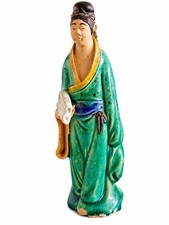 Vintage Shiwan Shekwan Chinese Mudman Figurine Pottery READ DESCRIPTION picture
