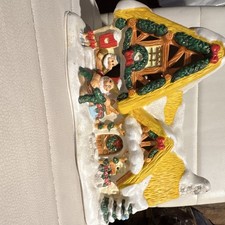 Disney Snow White Christmas Village Cottage Replacement House AS-IS No Light picture