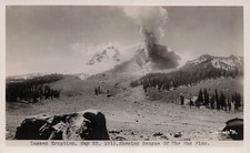 RPPC Lassen Peak Volcano Eruption 1915 Mud Flood Disaster Photo Postcard F19 picture