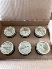 NIB Vtg Longaberger 6 Glass Pint Canning Jars Blue Ribbon Collection Lids USA picture