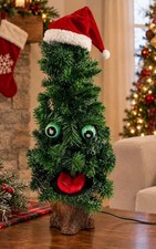 Vintage 1996 Gemmy Douglas Fir Talking Christmas Tree Sings Animated WORKS picture
