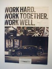 2013 Chrysler 300C John Varvatos  Work Hard Work Together, Work Well PRINT AD 59 picture