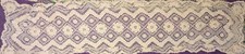 Vintage Crochet Off White Table Runner 42