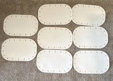 Vintage Corelle Coordinates Teddy B Light Reversible Placemats Set of 8 Unused picture