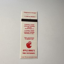 APPLE ANNIE'S Medford, OR 97501 Vintage Matchbook Cover 4MB124-1 picture