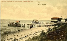 1907 Vintage Postcard The Landing Long Island Casco Bay Maine ME Undivided Back picture
