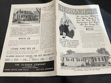 vtg 1950’s aladdin homes brochure picture