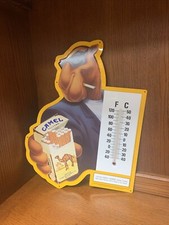 VTG 1992 R. J. Reynolds Joe Camel Sign Thermometer Cigarette Collectibles 18” picture