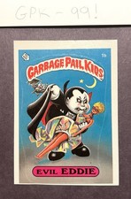 ***GPK garbage pail kids 1985 series 1*EVIL EDDIE 1b*matte back*** picture