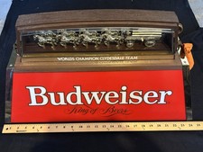 Budweiser King of Beers Hanging Pool Table Light World's Champion Clydesdale picture
