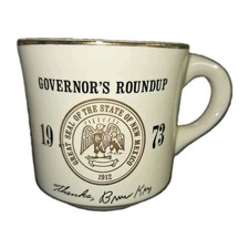 GOVERNOR'S ROUNDUP IN NEW MEXICO 1973 COFFEE CUP MUG BOY SCOUTS BSA picture