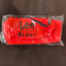 Vtg 90s Lee Rider Fanny Pack Neon Orange Deadstock Sealed Promo Streetwear Bag picture