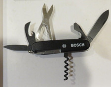 NIB - Black Bosch-Barlow Solingen Inox Knife 7 Blade/Tools Carrying Sleeve-Bosch picture