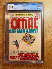 OMAC #1 Jack Kirby 1974 CGC 8.5 picture