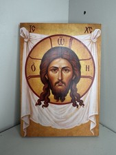 Jesus Christ Holy Face Icon – Mandylion – Savior Not Made by Hands Icon picture