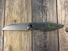 Kansept Knives Halide: Gecko CamoCarbon Fiber Handle, 3.2