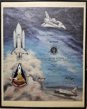 NASA STS-1 Columbia Shuttle NASCOM Network Certificate Of Appreciation 1981 picture