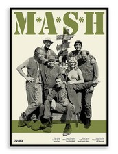MASH 4077th Classic TV show retro Poster Print picture