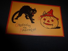 HALLOWEEN POSTCARD-MINT COND. GREAT CARD- picture