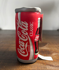 Vintage 1996 Coca-Cola Coke Classic Can Plush Stuffed Toy Soda Collectible NWT picture