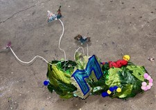 Krewe Of Muses Signature Throw Shoe New Orleans Mardi Gras Parade Handmade OOAK picture