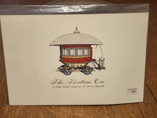 San Francisco Cable Car. The Balloon Car - Horse Drawn 1950 Old Vintage Print picture