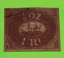 Peru1857, Pacific Steam Navigation,1R.1/2 Oz Used(15-12_1,) picture