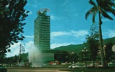 Vintage Postcard Plaza de Venezuela Public Square in Caracas, Venezuela picture