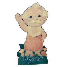 Vintage 1960s United Airlines Menehune of Hawaii Tiki Advertising Standee 30