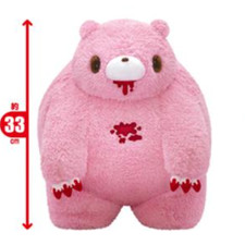 Chax GP Gloomy The Naughty Grizzly Bear Plush Doll chubby shape Blood Pink Fat picture