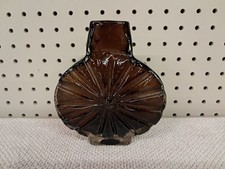 Whitefriars Sunburst Vase Cinnamon Brown Hand Blown Glass 1960's Vintage picture