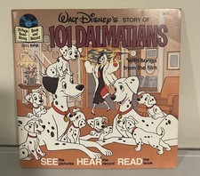 Vintage 1982 Walt Disney's 101 Dalmatians See Hear Read Along Book & Record picture