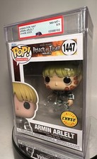 Attack on Titan - Armin Arlelt 1447 CHASE PSA Graded 8.5/10 Funko Pop picture