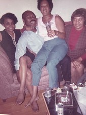 1970s African American Friends Party Couch Black Americana picture