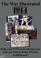 1914 WAR ILLUSTRATED TRADING CARDS CULT STUFF LIMITED EDITION SEALED BOX picture