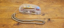 Vintage  RadioShack Columbia Transparent Landline Retro Phone - Not Tested  picture
