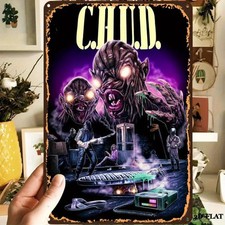 C.H.U.D. Movie Poster Artwork Retro Horror Tin Metal Signs Home Décor 8x12 picture